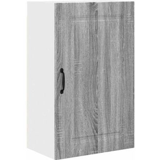 vidaXL Kitchen Wall Cabinet with Shelf Grey Sonoma 50 x 31 x 80 cm vidaXL