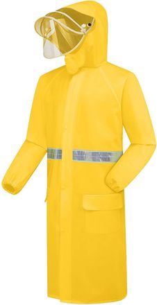 Generic Hi Vis Jackets Women Waterproof - Womens Outdoor Waterproof Jackets Yellow Soft Comfort Womens Lightweight Jacket with Hood Windproof Long Sleeve Hi V