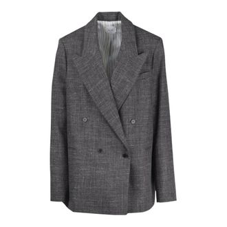Alysi Satin Blazer - Dames - Jassen - Grijs - Maat: M Satijn