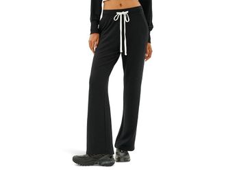 SPLITS59 Raven Fleece Full-Length Sweatpants Womens Casual Pants Black : LG, Spandex/Modal/Fleece