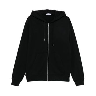 Givenchy Hoodie met rits van fleece met Photographic Negative-print - Heren - Vesten met rits - Zwart - M - Katoen - Hoodies & sweatvesten