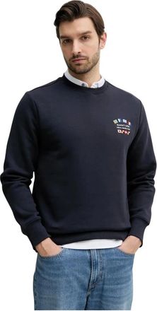 GANT Heren, Sweatshirts & Hoodies, Blauw, Maat: S Katoen