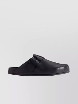 Balenciaga leather asymmetric mules
