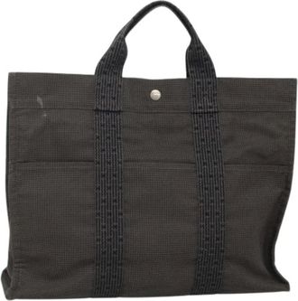 Herm&egrave;s Pre-owned Tote Bags, female, Gray, Size: ONE SIZE Pre-owned Tote Bag