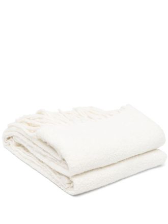 Alonpi Snow blanket - unisex - Cashmere/Silk - One Size - White