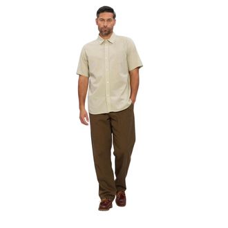 For&eacute;t Serene Linen SS Shirt - Heren - Overhemden - Beige - Maat: XL Linnen
