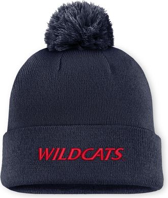 Nike Arizona Peak Nike Mens College Cuffed Beanie in Blue | NC1641SUAN-V72