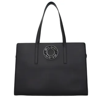 Karl Lagerfeld Black Leather Shoulder Womens Bag