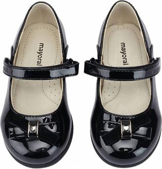 MAYORAL Kids Patent Leather Mary Jane In Black Patent