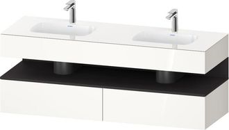 Duravit Qatego Lavabo Encastrado Con Base De Lavabo Consola, - Duravit
