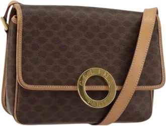 Celine Pre-owned Cross Body Bags, female, Brown, Size: ONE SIZE Pre-owned Plastic Cross Body Bag