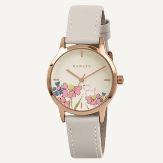 Radley London Spring Daze 31Mm Leather Strap Watch Salt - RY21986A