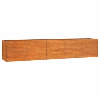 vidaXL Arriate Oxidado De Acero Corten 400x80x77 Cm Vidaxl