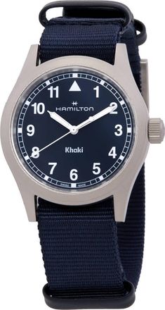 Hamilton Khaki Field Quartz Blue Dial Watch H69401940