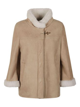 Fay Womens Leather Shealing Cape
