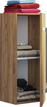 ebuy24 Vcm Madera Madera Estante De Pared Midischrank Dimensiones: Al. 75 X An. 33 X T. 22 Cm 1 Puerta Alta - Badinos D (miel Oak)