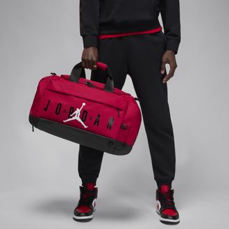 Nike Jordan Mens Jordan Duffel Bag (46L) in Red | SM0920-R78