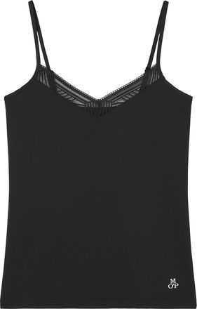 Marc O'Polo Spaghettitop »Essentials« mit Spitze am Ausschnitt