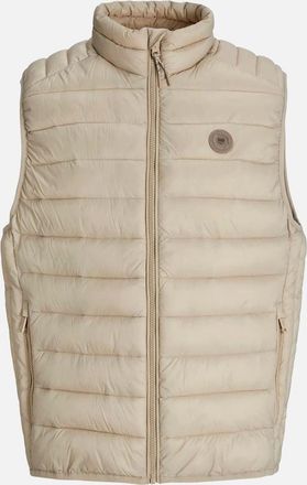 Jack & Jones Mens Jack & Jones JJE Bradley Light Body Warmer - Crockery - Tan - Size: 38/Regular