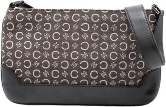 Celine Pre-owned Cross Body Bags, female, Brown, Size: ONE SIZE Pre-owned Canvas Cross Body Bag
