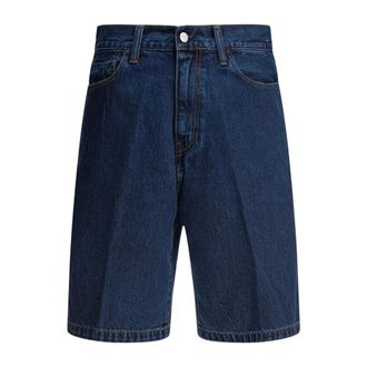Carhartt Work in Progress Heren, Korte broeken, Blauw, Maat: W30 Katoen