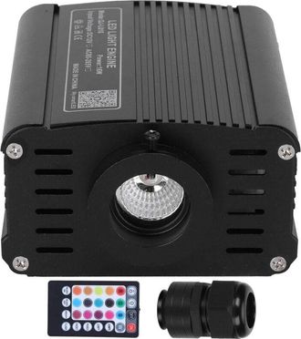 OEM Kit De Luz De Techo Led Rgbw De Fibra &Oacute;ptica Centelleante De 16 W Con Control Por Aplicaci&oacute;n Y Mando A Distancia De 28 Teclas Para Decoraci&oacute;n De Ilumi