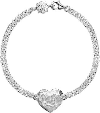 Dower & Hall Engravable Heart Chain Bracelet