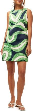 Trina Turk Printed Satin Fairy Tale 2 Dress in Multi at Nordstrom, Size 10