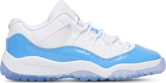 Nike Jordan Boys Retro 11 Low - Preschool Basketball Shoes Blue/Black/White Size 11.0
