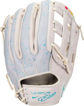 Nike Vapor Elite Baseball Outfield H-Web Fielding Glove - Right Hand Throw in Grey | N1013072-029