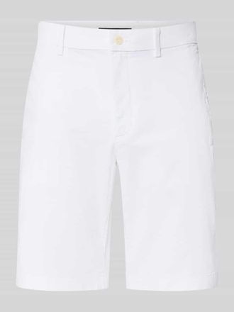 Tommy Hilfiger Regular Fit Bermudas aus Baumwoll-Mix in Weiss, Gr&ouml;&szlig;e 30