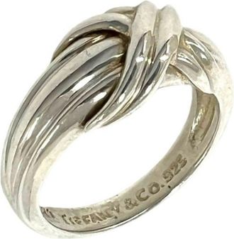 Tiffany & Co. Silver Silver 925 Band Ring (Pre-Owned)