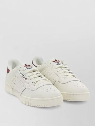 adidas leather powerphase low-top sneakers