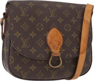 Louis Vuitton Pre-owned Cross Body Bags, female, Brown, Size: ONE SIZE Pre-owned Canvas Cross Body Bag