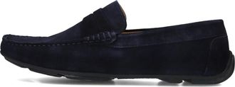 Stefano Lauran Blauwe Su&egrave;de Loafers voor Heren - Heren - Loafers - Blauw - 42 1/2 EU - Su&egrave;de - Schoenen