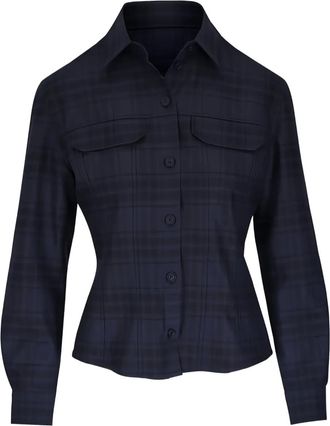 Akris Camicia a quadri - Blu