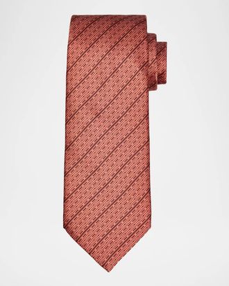 Stefano Ricci Men & apos;s Art Deco Silk Tie