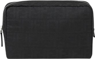 Fendi Beauty Medium FF L - Heren - Toilettassen - Zwart - ONE Size - Tassen