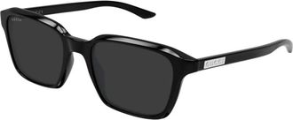 Gucci Sunglasses, male, Black, Size: 52 MM Square Frame Sunglasses