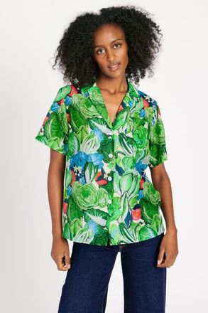 Rachel Antonoff James Shirt in Radicchio & Citrus at Nordstrom, Size Xx-Large