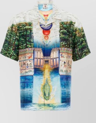 Casablanca silk printed shirt