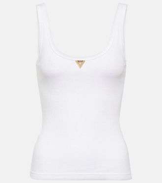 Valentino Tank top VGold in misto cotone