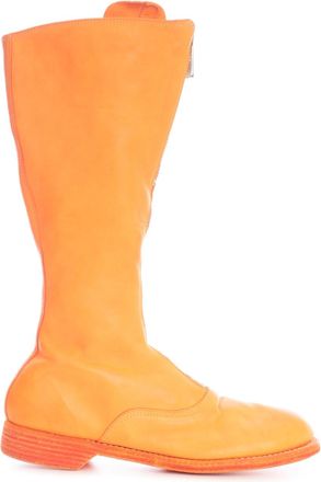 Guidi Front Zip Army Boots Sole Leather