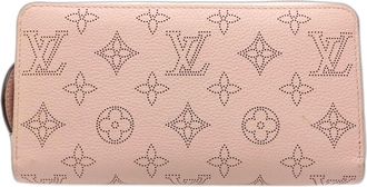 Louis Vuitton Monogram Magnolia Mahina Leather Long Wallet (Bi-Fold) (Pre-Owned)