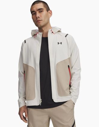 Under Armour Mens Unstoppable Jkt L - White - Size: Regular/36