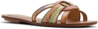 Aldo Rosmary Slide Sandal in Brown Multi at Nordstrom, Size 8.5