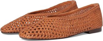 Madewell Sage Ballet Flat - Woven Womens Flat Shoes Baked Clay : 8.5 M, Leather
