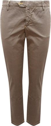 Michael Coal Italiaanse Stijl Zafferano Broek - Dames - Slim Fit Broeken - Geel - W31 - Broeken