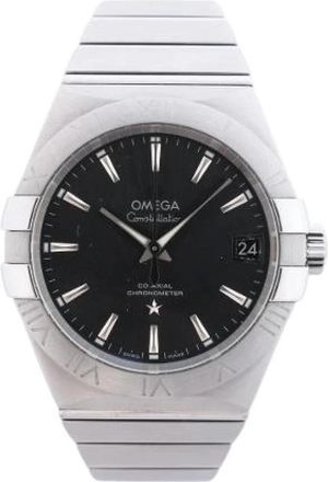 Omega Pre-owned Constellation - Dames - Vintage Horloges - Grijs - ONE Size - Vintage