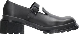 Dr. Martens Platte Schoenen van Wanama-leer - Dames - Pumps - Zwart - 37 EU - Leer - Schoenen